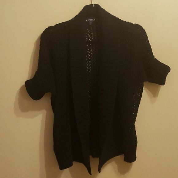 EXPRESS cardigan. Small. Black knit - Picture 1 of 5